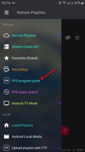 How to add EPG on GSE via Remote Playlist